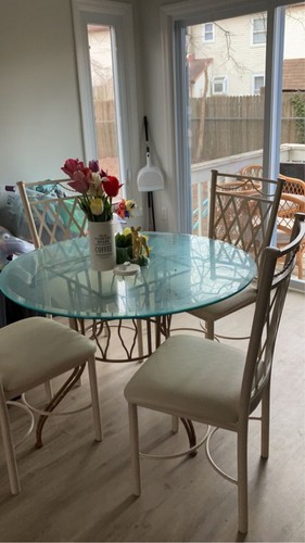 Beautiful glass dining room
